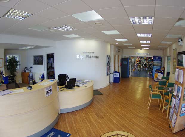 entrance foyer featuring curved walls and open space