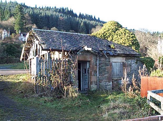 Ticket office before restoration