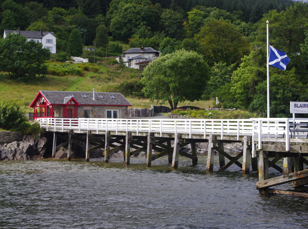 Blairmore cottage from the river
